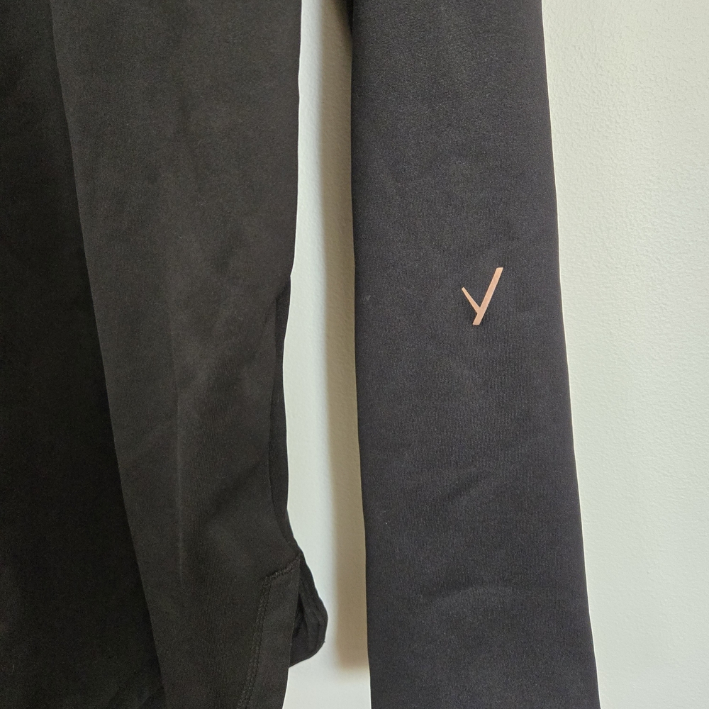 Black Quarter-Zip Pullover - image 2